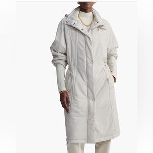Varley Elle Light Padded Nylon Parka Nwt Light beige Small (easily fits medium)